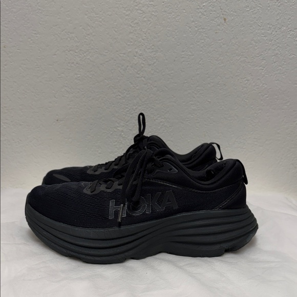 Hoka Shoes - Hoka woman’s Black Running Sneakers
